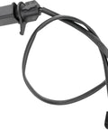 Front brake pad wear sensor with wiring harness, black plastic, for Audi A4/A5/A6/A8 and Q5/Q7/Q8 RS5 S4/S5/S6/SQ5