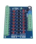 8 Channel Optocoupler Isolation Board No Fuss 24V To 3.3V Level Shifter