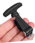 Hand holding 8 Piece Rubber Toolbox Hasp Latch Kit For Heavy Duty TJ Hood Latch T Handle Hasp Durable Rubber Latches