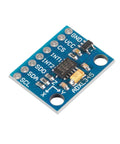 GY-291 ADXL345 3 Axis Digital Accelerometer Tilt Module For Arduino With I2C And SPI Interfaces 5 Pack Low Power Gravity Sensor For Hands On Projects And Pro Makers blue PCB board with pins