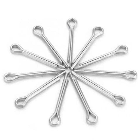 150 Pcs Box 304 Grade Stainless Steel U Shape Cotter Pins Set For Car Brakes M1.6 M2.5 M3.2 M4 Split Pins Assortment Kit