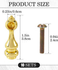 Heavy Duty Kirsite Shelf Brackets For Home Decor, Solid And Secure Storage Cabinet Hardware dimensions with screws shown