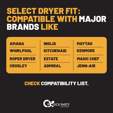 Compatibility list for Dryer Heating Element Replacement Kit With Thermostat And Thermal Fuses For Kenmore Maytag Dryers DIY.