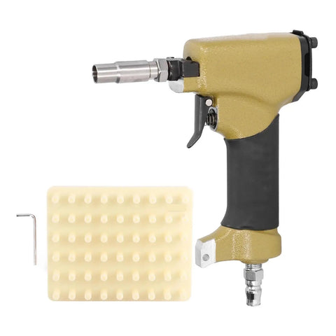 Pro Grade Pneumatic Thumbtack Gun And Air Powered Decorative Nailer Tool For Upholstery Carpentry And Woodworking Featuring Slick Handle And No Sweat Trigger Pull For Tough Home Renovation And Quick Fix Tasks
