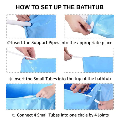 Assembly instructions for Freestanding 31 Inch Soaking Tub For Home Spa And Ice Bath Space Saving Bathtub For Small Shower Stall