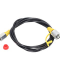 Heavy Duty Hydraulic Pressure Test Hose 2m 6ft 630Bar With PU Sheath Pro Grade Flexible Hose M16x2 Fittings BSP 1/4 Inch Connector