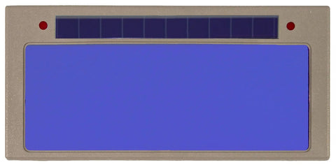 Tradesman Horizontal Auto Darkening Weld Filter For Helmets With Dual Sensors Light State 3 Dark State 10.5 front view