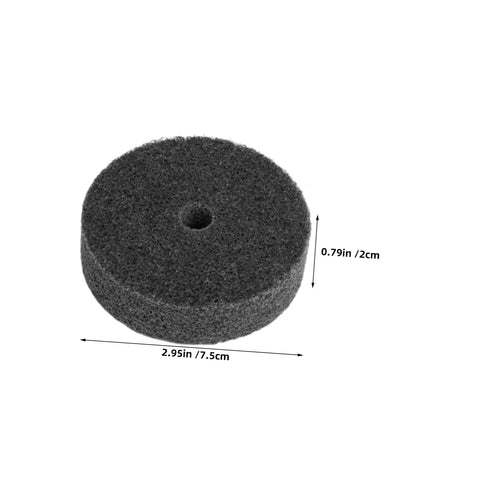 Heavy Duty 6Pc Nylon Polishing Wheels With 10mm Hole For Grinder Buffing Metal Wood Stone Furniture Car Detailing And Marble Finishing Kit, 2.95in nylon polishing wheel with 10mm hole.