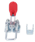 Heavy Duty Adjustable Toggle Latch Clamp For Cabinets Doors And Drawers 304 Stainless Steel in Red and Silver Beefy 320 Kg Holding Power