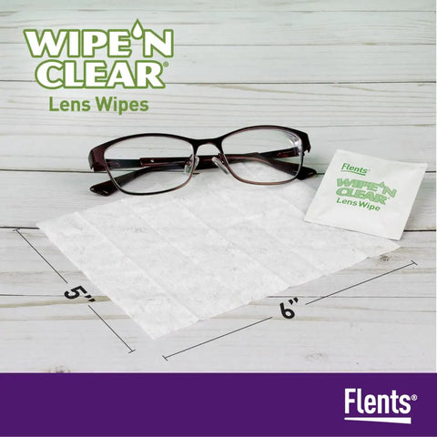 Biodegradable Lens Wipes Pre Moistened For Glasses Screens And Lenses Streak Free Quick Dry Individually Wrapped 225 Count