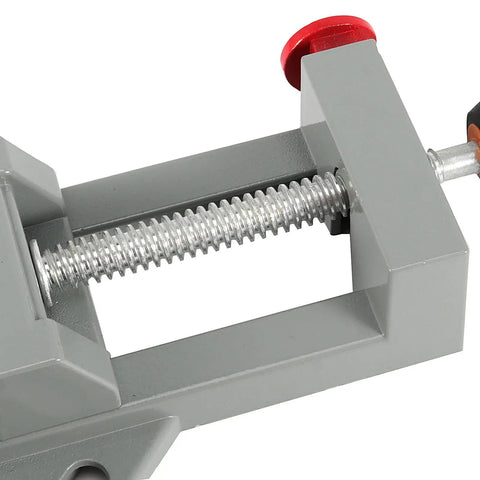 Close-up of Two Pack Right Angle Corner Clamps With Double Handle Grip 90 Degree Aluminum Alloy for Woodworking with screw rod