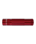 Side view of Red LED Flashlight With Five Modes High Strobe Night Light Signal And SOS 172 Lumen Output And 138 Meter Beam Beefy Aluminum Body