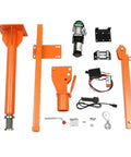 Hella Tough Heavy Duty Floor Jack And Truck Jib Crane Hoist With Wireless Control For Pickup Lifts With Swivel Arm and 360 Degree Steel Rotation 1100 Lb Capacity parts layout