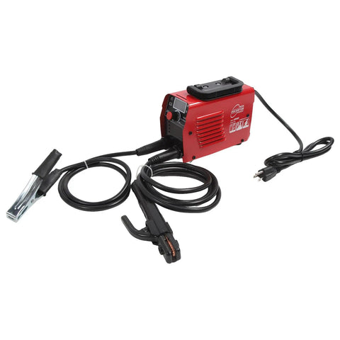 250A Inverter Arc Welder Portable Welding Machine for Steel Stainless Steel and Copper, shown with power cables and clamp