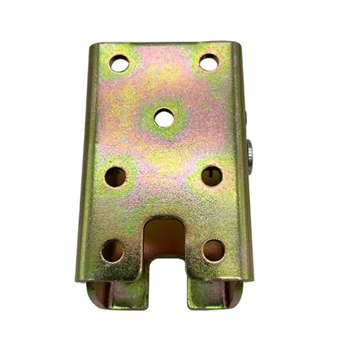 Close-up of Beefed Up Hidden Door Hinges With Self Locking Folding Lift Support For Cabinets And Furniture.