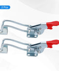 Beefy Two Pack Heavy Duty Toggle Latch Clamp 40323 M5 x 48mm Quick Release Pull Latches 400 Lbs Holding Capacity Galvanized Iron