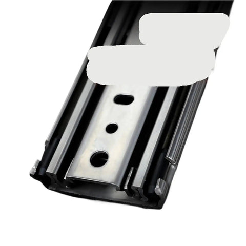 Close-up of Super Heavy Duty Stainless Steel Drawer Slides Rail showcasing smooth sliding mechanism and sturdy design.