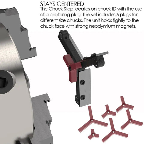 Chuck Stop Spider Set With Magnetic Spider And Hardened Parallel Bars, 10 Sets In Case, Delivers 0.0002 Inch Parallelism