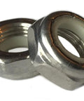 Stainless Steel Thin Jam Nylon Insert Lock Nuts 1/2-20 Pack Of 10 For Marine And Industrial Use 18-8 Stainless Steel Rust Resistant