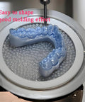 Hard PET G Dental Vacuum Forming Sheets 5 By 5 Inch 20 Pack Bubble Free Thermoforming Material with dental mold