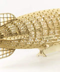 Unassembled Hindenburg Zeppelin Airship Model Kit In 1 To 453 Scale With Laser Cut Wood Puzzles For Adults Dope Build Realistic 3D Puzzle