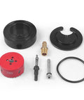 Beefy High Flow Aluminum Fuel Tank Sump Kit For Cummins Duramax Powerstroke Diesel And Gas Engines, contains parts displayed.