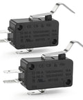 Two SPDT 23-10041 limit switches for LiftMaster commercial operators, corrosion-resistant, suitable for gate and door control.