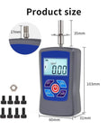 Top Shelf Portable Digital Fruit Hardness Tester And Penetrometer For Checking Apple Pear Grape And Orange Firmness dimensions and design.