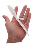5 Piece RC Airplane Propeller Blades Rad High Performance Rubber Band Powered Gear displayed in hand