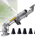 360 Degree Rotating Farm Irrigation Spray Gun With Adjustable Nozzle For Large Garden Lawn Spraying Equipment Inlet 50mm wide landscape watering tool