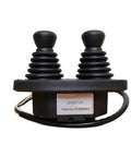 Get This Rock Solid Joystick Control Lever Replacement Part For Your Excavator And Forklift Machine With Serial Numbers Matching Model 7919040043 Or 7919040052 To Smoothly Handle Heavy Lifting Jobs Without Any Lag Or Glitches On Site. Joystick lever with dual grips and wiring, suitable for excavators and forklifts, part number 7919040043.
