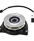 Top Shelf Electric PTO Clutch And 7 Pin 20A Switch Ace Replacement For Cub Cadet with silver pulley and black assembly.