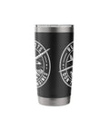 Sailplane Pilot Club Insulated Stainless Steel Tumbler For Glider Fans And Flight School Crew, featuring pilot emblem.