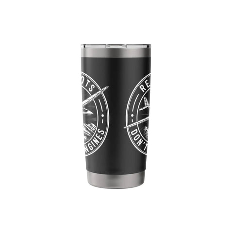 Sailplane Pilot Club Insulated Stainless Steel Tumbler For Glider Fans And Flight School Crew, featuring pilot emblem.