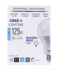 Box of A21 LED Bulb 125W Equivalent Dimmable 2000 Lumens Daylight Lighting For Bright Colors And Crisp Lit Illumination With 90 Plus CRI