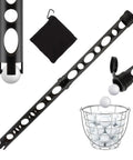 Long Handle 33 Inch Golf Ball Retriever Grabber Durable Plastic Ball Picker Upper Tube Holds Up To 21 Golf Balls Easy To Assemble