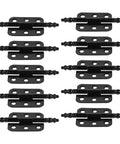 Vintage Iron Hinge Set For Jewelry Boxes And Craft Boxes DIY-Friendly Compact Dark Chest Hardware multi-pack view