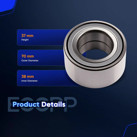 Front Wheel Hub And Bearing Assembly 510055 Direct Fit OE Quality for Hyundai and Kia, dimensions shown