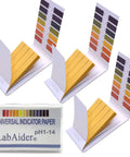 Three Pack PH 1-14 Test Paper Strips With Storage Case, 240 Strips for saliva urine water soil and pet food pH monitoring
