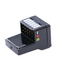 Dasmikro DSK-492N FH5 Wireless Receiver V2 in black, micro size with plug-and-play design, showing pins and labels on one side.