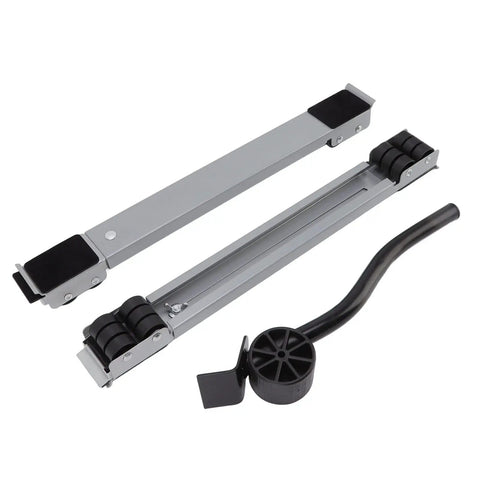 Heavy Duty Appliance Rollers With 24 Wheels And Huge 300kg Capacity For Moving Washers Or Fridges Effortlessly. Retractable base and pry bar