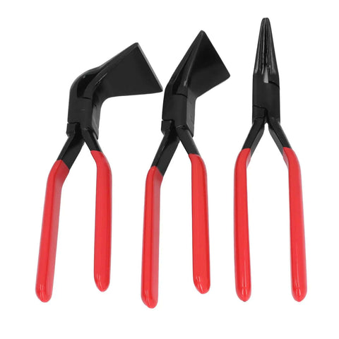 Pro Grade Hand Seamer Pliers with interchangeable straight, 45 and 90 degree jaws, 2.36 inch wide, for sheet metal work