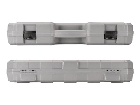 Closed protective case for 3/8 Inch Drive Bit Socket Set With Standard And Long Hex Bits Torx And TR Torx Phillips Slotted Square
