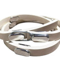 6920 Brake Lathe Silencer Band for Ventilated Rotor, heavy duty rubber and metal load bearing block, coiled view.