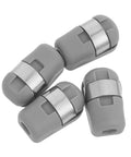 Hydraulic Rod Spring Connector With 10mm Hole And M6 Threaded Hole 4 Pack Plastic Wear Resistant Heavy Duty Spring Loaded Adapters, grey