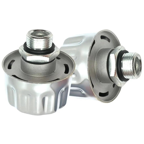 3/8 Inch Npt Breather Cap With 40 Micron Beast Mode Filtration For Hydraulic Tanks And Gearbox Coolant Reservoirs featuring a silver alloy design.