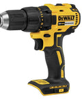 20V Max Compact Drill And Driver Power Tool Kit For Versatile Home Repair with yellow and black design, ergonomic handle and brushless motor.