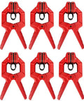 Premium 18 Pack Band Clamps For Edge Clamping Plywood Lamination with red plastic design for secure gluing jobs.