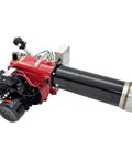 Heavy Duty Industrial Waste Oil Burner Slick Air Atomizing Design Automatic Ignition high-efficiency heater with black and red components.
