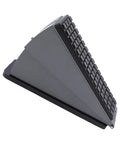 Heavy Duty Stainless Steel Spring Door Stop for Home and Office, Adjustable 20 to 60 mm, no drill installation, side view